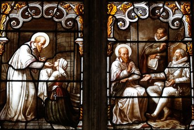 Chiesa di Saint Nizier, Vetrata, San Francesco di Sales di Claudius Lavergne (1815-1887), Lione, Francia da Unknown